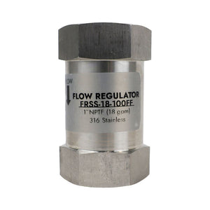 Neo-Pure Stainless Steel Flow Restrictor 18 gpm 1" FPTx 1" FPT