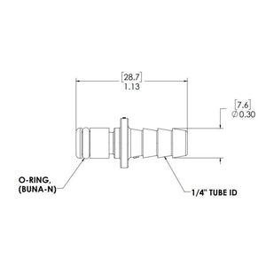 LinkTech 20AC Series In-Line Plug, NV, 1/4" HB