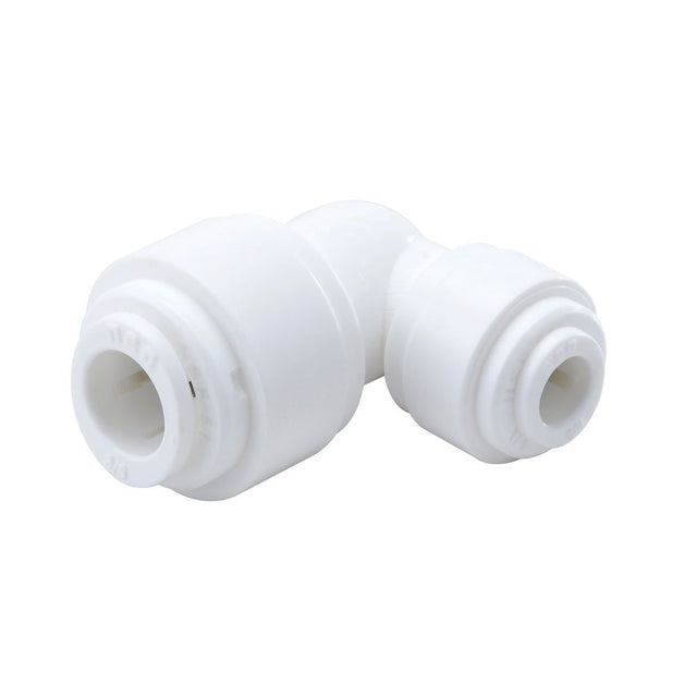 NeoFit - Acetal White Union Elbow 3/8" tube x 1/4" tube