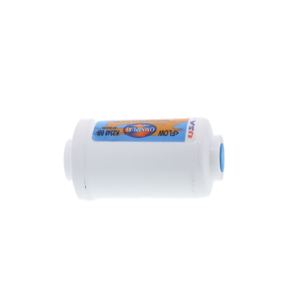 Omnipure Inline K2348-BB Calcite Re-mineralizer - 6" x 2" Filter - 1/4" FPT