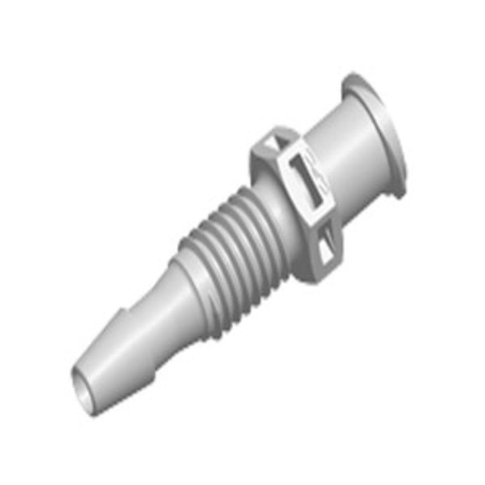 PMLF41 Luer Fitting Natural Polypropylene Panel Mount Female Luer X 1/8 HB