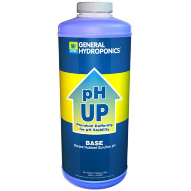 General Hydroponics GH1522 pH Up Liquid Quart