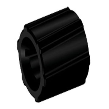 LMSR31 Black Nylon Rotating Luer Lock Rings