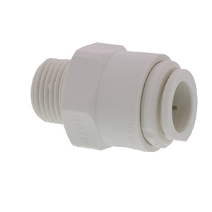 John Guest Male Connector NPTF Polypro - 1/2 x 3/8 NPTF